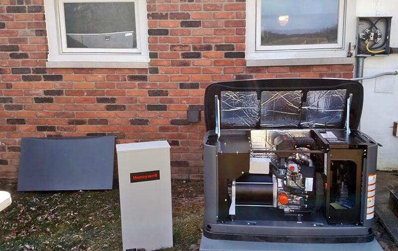 Generators honeywell home generator service sales repair mi