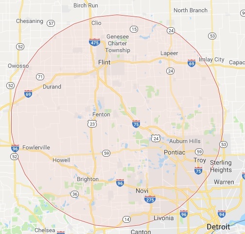 Service area in michigan